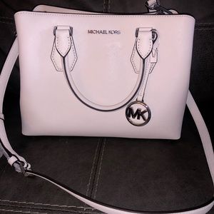 Michael Kors Camille white crossbody shoulder bag